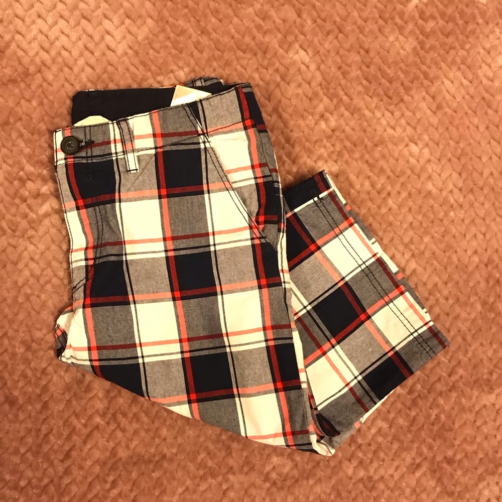 Plaid shorts
